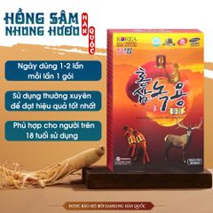 Nước Hồng Sâm Nhung Hươu Kwanghwa Hàn Quốc Hộp 30 Gói x 70ml Hỗ Trợ Bồi Bổ Cơ Thể