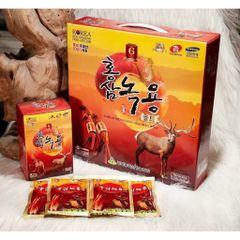 Nước Hồng Sâm Nhung Hươu Kwanghwa Hàn Quốc Hộp 30 Gói x 70ml Hỗ Trợ Bồi Bổ Cơ Thể
