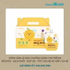 Nước Ép Lê Hoa Chuông Thượng Hạng Chunho Hàn Quốc Cho Trẻ Em