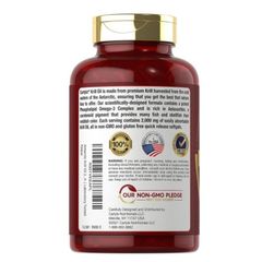 Dầu Nhuyễn Thể Vitamins Khoáng Chất Antarctic Krill Oil 2000mg Lọ 120 Viên Omega-3 EPA, DHA Hàng USA
