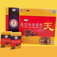 Thiên Sâm Tẩm Mật Ong Nhung Hươu Kyoung Bok Gung Hàn Quốc Hộp 200g Giúp Tăng Cường Hồi Phục Sức Khỏe, Làm Chậm Lão Hóa