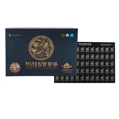 An Cung Ngưu Trầm Hương Lên Men Cheonnyeon Chim Hyang Hwan Premium Hàn Quốc Hộp 60 Viên