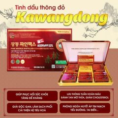Tinh Dầu Thông Đỏ Kwangdong Hàn Quốc 120 Viên Hỗ Trợ Mỡ Máu, Tiểu Đường, Huyết Áp Tim Mạch Hiệu Quả