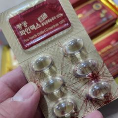 Tinh Dầu Thông Đỏ Kwangdong Hàn Quốc 120 Viên Hỗ Trợ Mỡ Máu, Tiểu Đường, Huyết Áp Tim Mạch Hiệu Quả