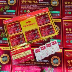 Tinh Dầu Thông Đỏ Kwangdong Hàn Quốc 120 Viên Hỗ Trợ Mỡ Máu, Tiểu Đường, Huyết Áp Tim Mạch Hiệu Quả