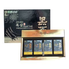 [ Nội địa ] Tinh Chất Cao Hắc Sâm Royal Gold Hàn Quốc Hộp 4 Lọ x 240g