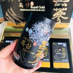 [ Nội địa ] Tinh Chất Cao Hắc Sâm Royal Gold Hàn Quốc Hộp 4 Lọ x 240g