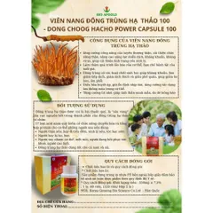 Viên Đông Trùng Hạ Thảo Bio Hàn Quốc Hộp 2 Lọ 120 Viên Hỗ Trợ Bồi Bổ Cơ Thể, Làm Chậm Quá Trình Lão Hóa