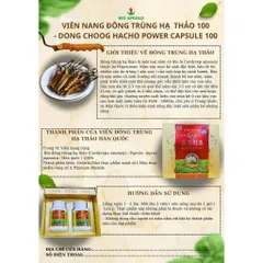 Viên Đông Trùng Hạ Thảo Bio Hàn Quốc Hộp 2 Lọ 120 Viên Hỗ Trợ Bồi Bổ Cơ Thể, Làm Chậm Quá Trình Lão Hóa