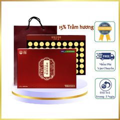 An Cung Ngưu Hoàng Hoàn Trầm Hương Chungbuk Nonghyup Hàn Quốc Hộp 60 Viên Giúp Lưu Thông Máu Não
