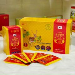 Nước hồng sâm nhung hươu táo đỏ Daedong Hàn Quốc hộp 30 gói x 70ml (840kcal)