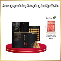 An Cung Ngưu Hoàng Hoàn Kwangdong 60 Viên Hàn Quốc Hoạt Huyết Ngừa Tai Biến Đột Quỵ