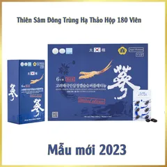 Thiên Sâm Đông Trùng Hạ Thảo Hàn Quốc Hộp 180 Viên Món Quà Biếu Sức Khỏe Từ Thiên Nhiên