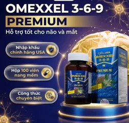 Viên uống hỗ trợ tốt cho não và mắt Omexxel 3-6-9 Premium (100 viên)