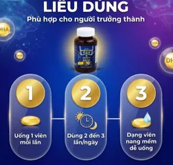 Viên uống hỗ trợ tốt cho não và mắt Omexxel 3-6-9 Premium (100 viên)