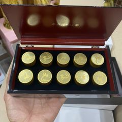 Đạm sâm trầm hương GongJinBo Hyunwoon Hàn Quốc hộp khảm trai 10 viên