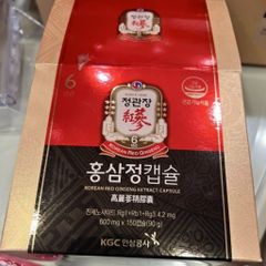 Viên hồng sâm Hàn Quốc KGC Cheong Kwan Jang Extract Capsule 600mg x 300 viên Chăm Sóc Sức Khỏe Toàn Diện