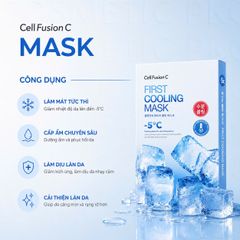 Mặt nạ giấy dịu da, phục hồi Cell Fusion C First Cooling Mask 27g