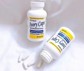 Viên uống Trắng Da - Cải Thiện Sắc Tố Da Ivory Caps Glutathione Complex 1500 mg 60 viên - S/P Chuẩn Mỹ