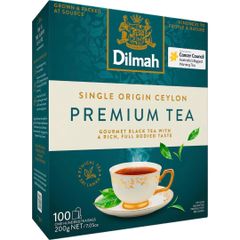 Trà túi lọc Dilmah Extra Strength 100 túi - Hương vị đậm đà từ trà đen nguyên chất, tốt cho sức khỏe và tinh thần