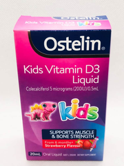  Vitamin D nước cho bé Ostelin Vitamin D Liquid Kids 20ml