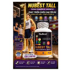 iên Uống Tăng Chiều Cao Nubest Tall 10+ Cho Bé Từ 10 Tuổi - Hỗ Trợ Phát Triển Chiều Cao Tối Ưu - Sản Phẩm Mỹ
