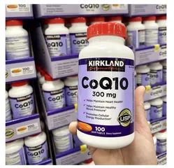 Viên Uống CoQ10 300mg Hỗ Trợ Sức Khỏe Tim Mạch Kirkland Signature - 100 Viên Hỗ Trợ Năng Lượng và Chống Oxy Hóa Mỹ 767154