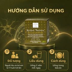 Viên uống hỗ trợ giảm mệt mỏi New Nordic Active Nerves New Nordic (30 viên)