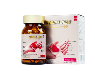 Viên uống cung cấp vitamin và khoáng chất cho phụ nữ chuẩn bị mang thai Premom Gold Jpanwell (60 viên)