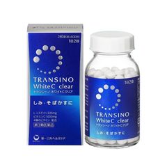 Viên uống trắng da mờ nám Transino white C Japan 240 viên