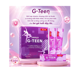 Siro bổ sung vitamin và khoáng chất cho bé gái trong giai đoạn tăng trưởng G-TEEN Kenko (30 gói x 15g)
