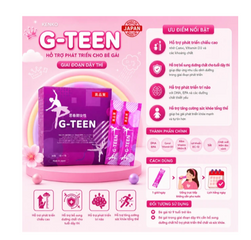 Siro bổ sung vitamin và khoáng chất cho bé gái trong giai đoạn tăng trưởng G-TEEN Kenko (30 gói x 15g)