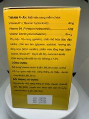 VITAMIN 3B Euzofa (Bổ sung vitamin 3B,hỗ trợ giảm mệt mỏi,căng thẳng do thiếu vitamin)