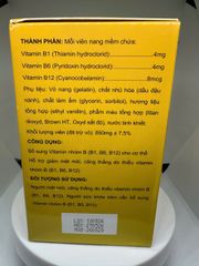 VITAMIN 3B Euzofa (Bổ sung vitamin 3B,hỗ trợ giảm mệt mỏi,căng thẳng do thiếu vitamin)