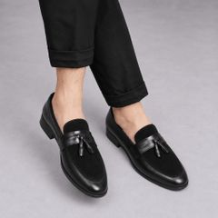 ( BAN L4 ) Giày lười nam công sở da mềm, Giầy tây nam Hàn Quốc chống nhăn chống xước đế chống trơn trượt có khâu
