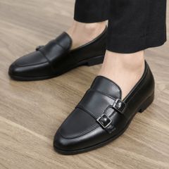 ( BAN L66 ) Giày lười MonkStrap sành điệu trẻ trung, Giày chụp kỷ yếu đi tiệc giá rẻ đế cao su đúc chống trượt có khâu