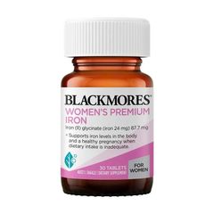 Viên uống Sắt Blackmores Pregnancy Iron 30 Viên - Bổ Sung Sắt Cho Bà Bầu, Không Gây Táo Bón, Hỗ Trợ Mẹ Và Thai Nhi của úc