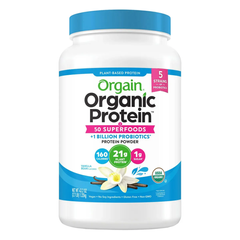 Bột Protein orgain organic protein Superfoods 1.22kg hương Vani của Mỹ
