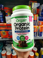 Bột Protein hữu cơ 50 Superfoods 1.22kg hương chocolate Usa