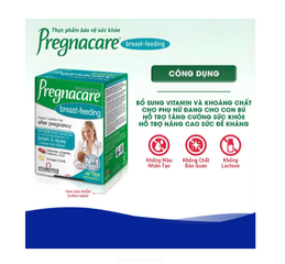 Viên bổ sung vitamin và khoáng chất cho phụ nữ cho con bú Vitabiotics Pregnacare Breast Feeding (6 vỉ x 14 viên)