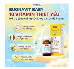 Dung dịch bổ sung vitamin cho trẻ Buona Bounavit Baby (20ml)