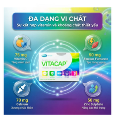 Vitacap Mega We Care 50 Viên – Vitamin Tổng Hợp Bổ Sung Vitamin & Khoáng Chất Cho Cơ Thể