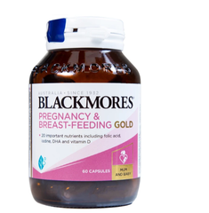 Viên hỗ trợ sức khỏe phụ nữ mang thai Blackmores Pregnancy & Breast - Feeding Gold (60 viên)