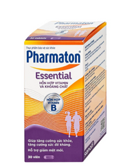 Viên uống Pharmaton Essential Multivitamins Minerals hỗn hợp Vitamin và khoáng chất, tăng cường sức khỏe (30 viên)
