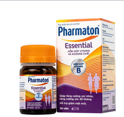 Viên uống Pharmaton Essential Multivitamins Minerals hỗn hợp Vitamin và khoáng chất, tăng cường sức khỏe (30 viên)