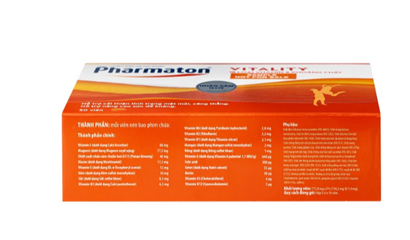 Viên uống bổ sung năng lượng Pharmaton Vitality Sanofi hỗ trợ cải thiện tình trạng mệt mỏi, căng thẳng, nâng cao sức đề kháng dạng vỉ (5 vỉ x 10 viên))