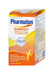Pharmaton Energy 30 Viên – Bổ Sung Vitamin & Khoáng Chất Hỗ Trợ Tăng Năng Lượng, Giảm Mệt Mỏi
