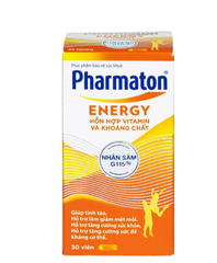 Pharmaton Energy 30 Viên – Bổ Sung Vitamin & Khoáng Chất Hỗ Trợ Tăng Năng Lượng, Giảm Mệt Mỏi