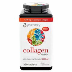 Viên uống Collagen Type I - II & III + Biotin Youtheory Collagen+Biotin 390 viên - Hỗ Trợ Làm Đẹp Dạ/Móng/Tóc Hiệu Quả cho Nữ Giới - S/P Chuẩn Mỹ