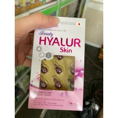 Serum dưỡng da Beauty Hyalur skin giúp làm đẹp da hộp 40 viên